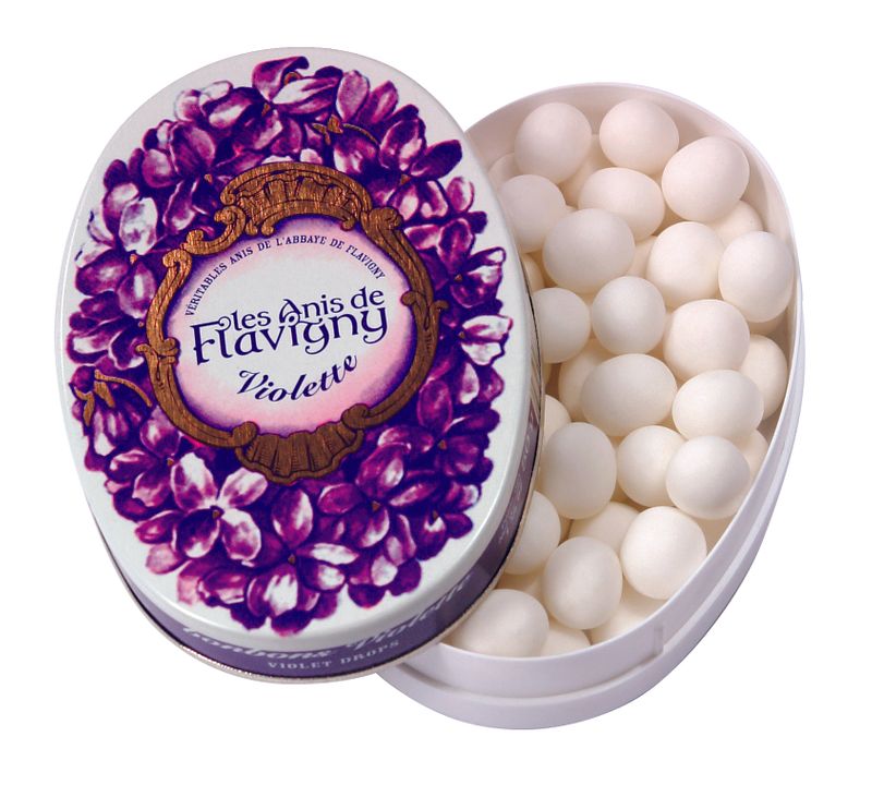 Anijspastilles met Viooltjes - Blikje