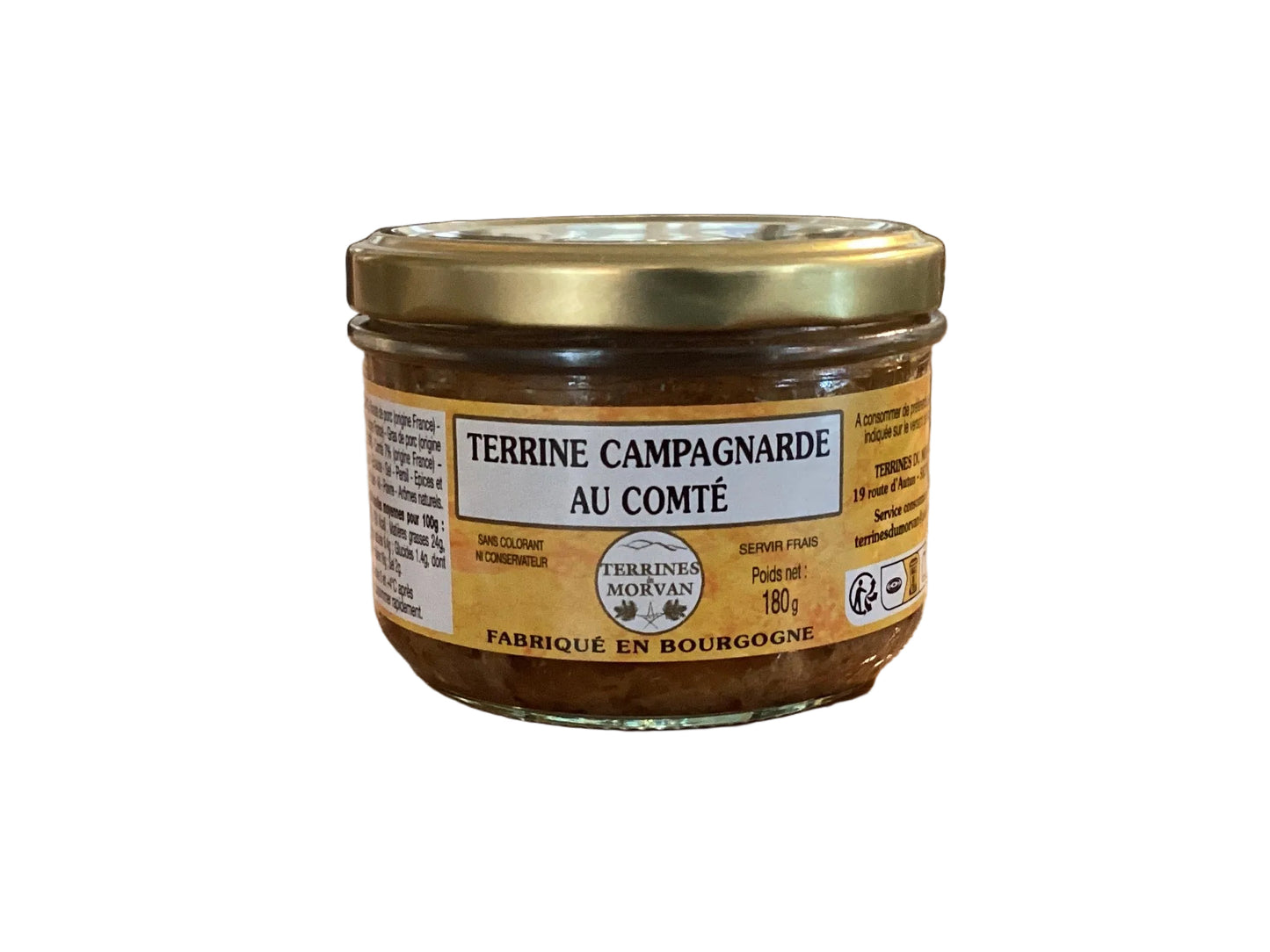 Terrine de campagnarde aux comte
