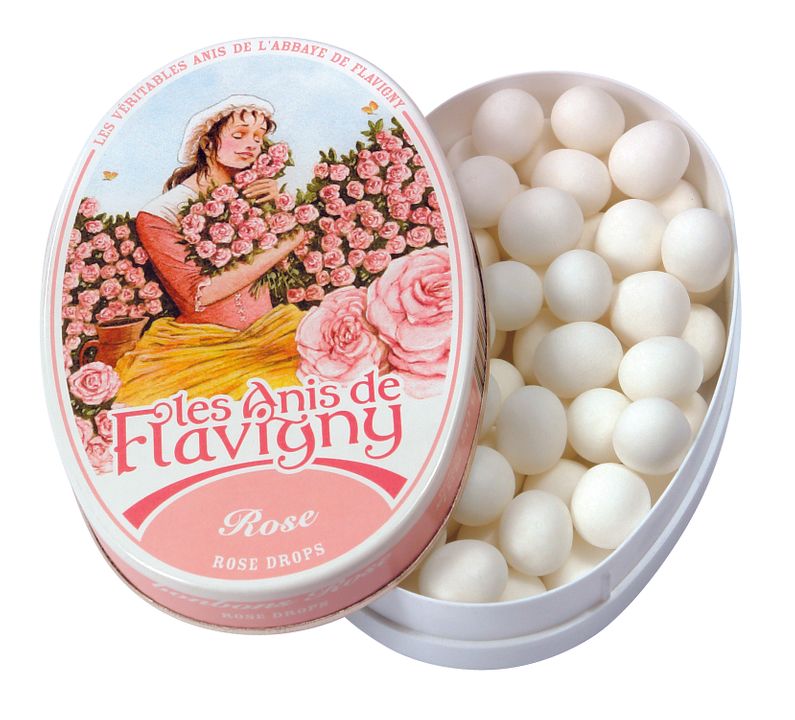 Anijspastilles met Rozensmaak - Blikje