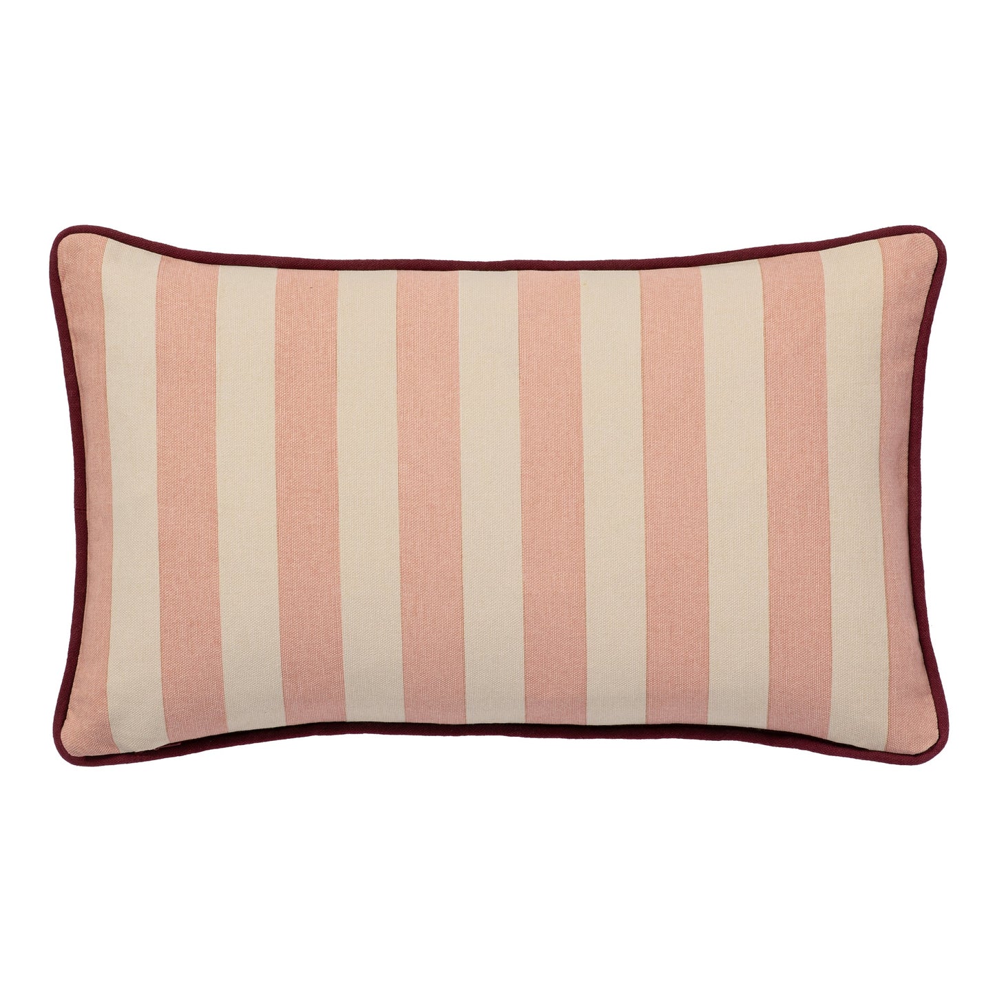 Double sided cushion Audrey Burgundy & Fern