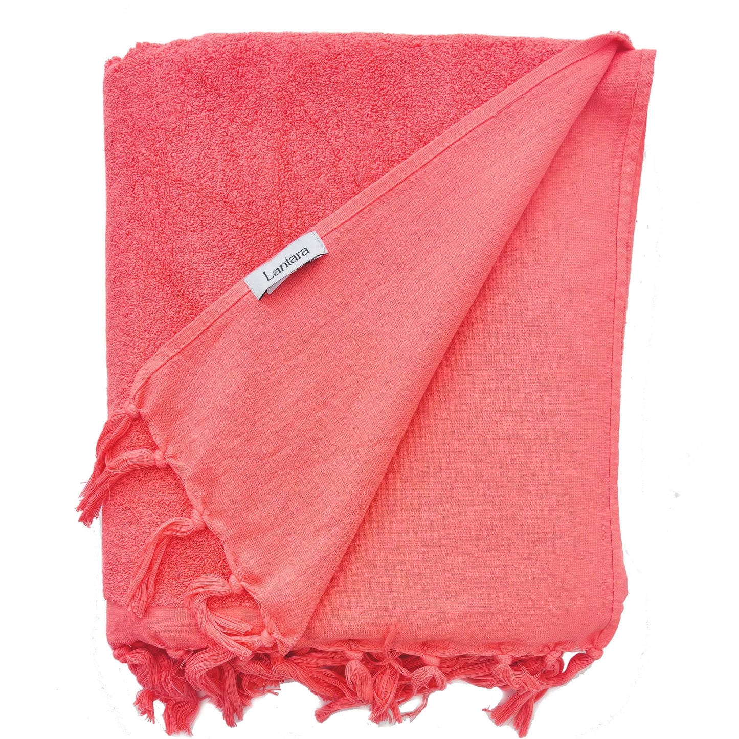 Hamamdoek Badstof - Coral - 90x206cm