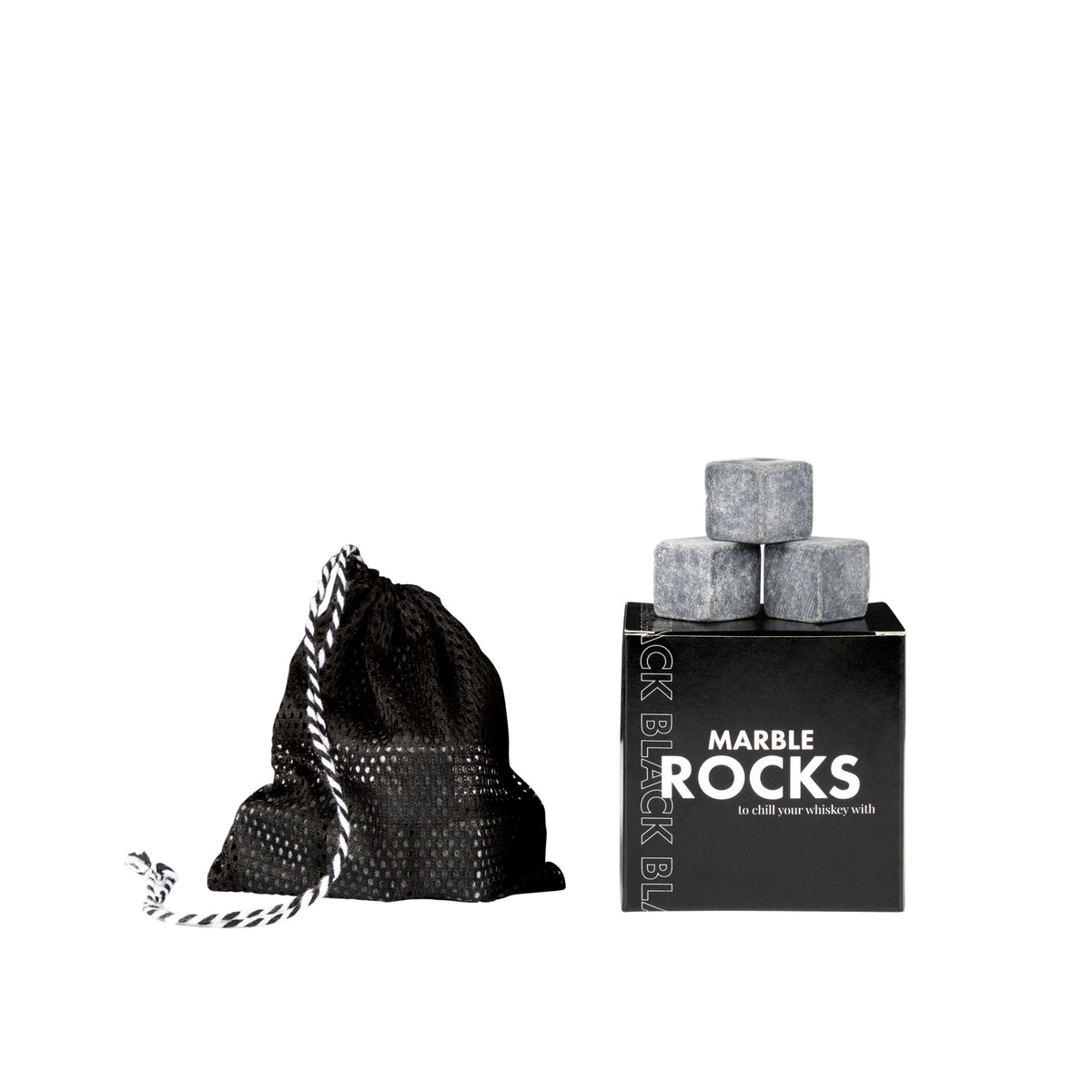 Black Marble Rocks
