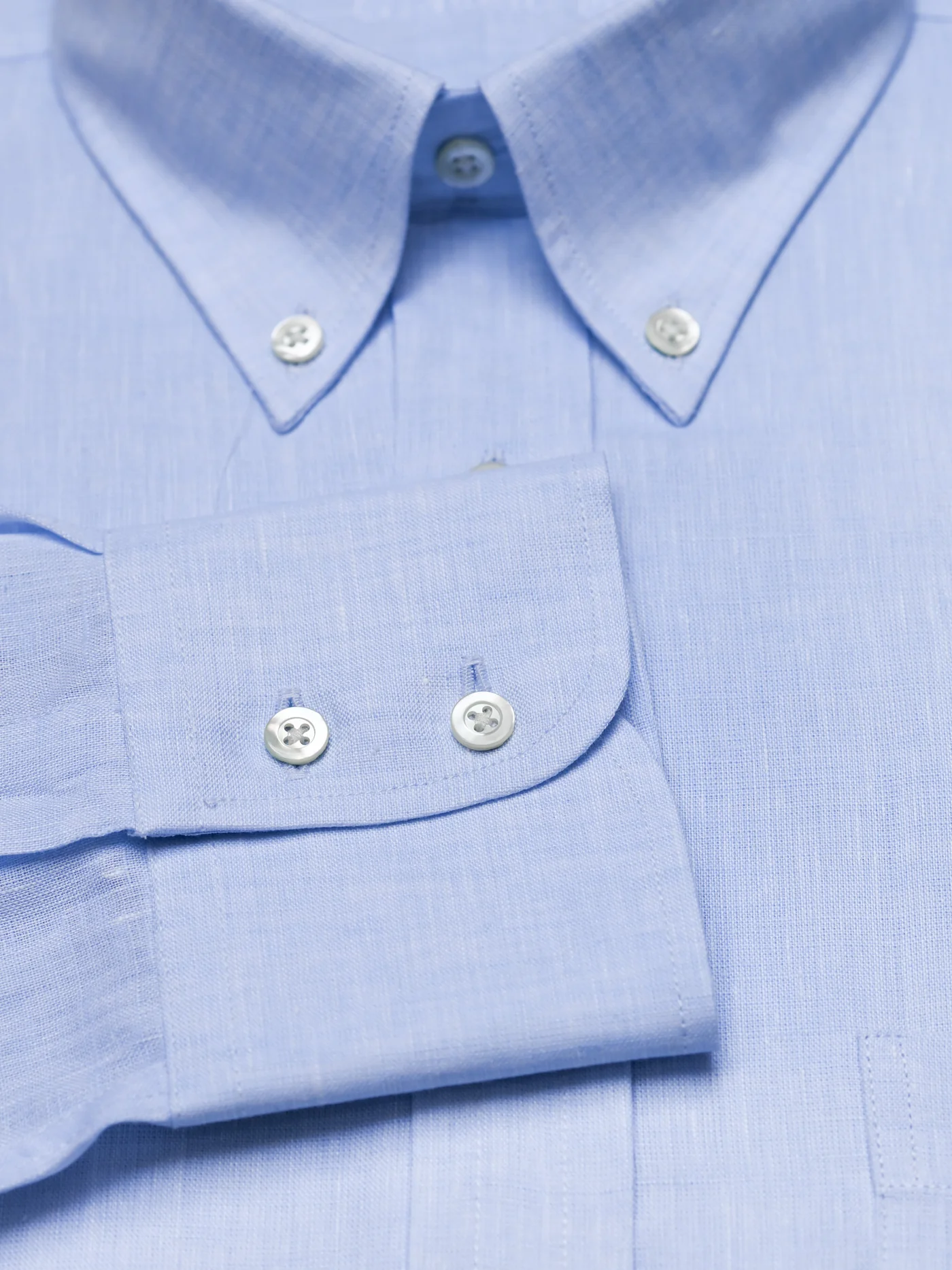 linen shirt licht blauw