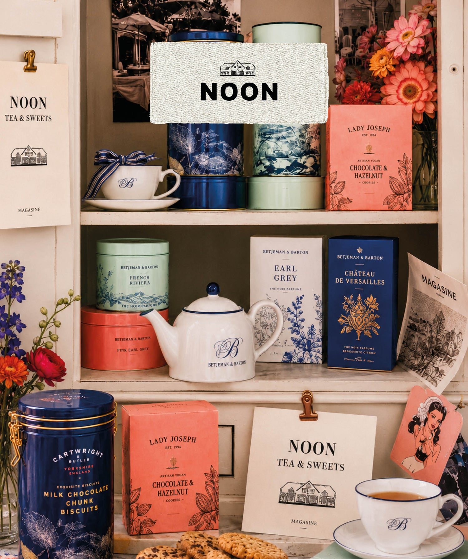 tea & cookies & sweets