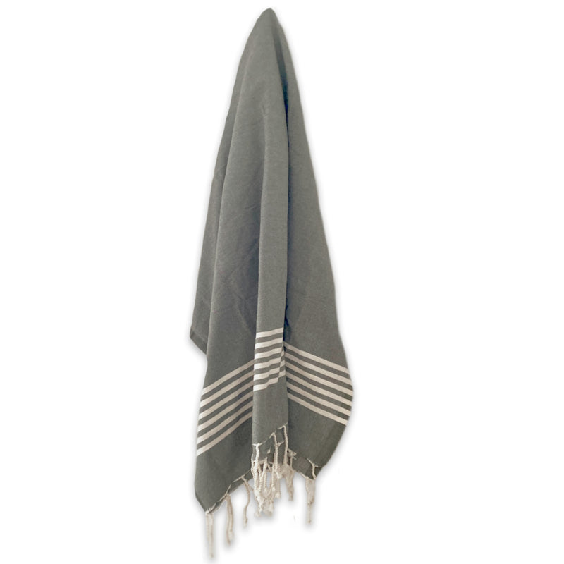 Hamamdoek Provence - Mosgroen - 100x200cm