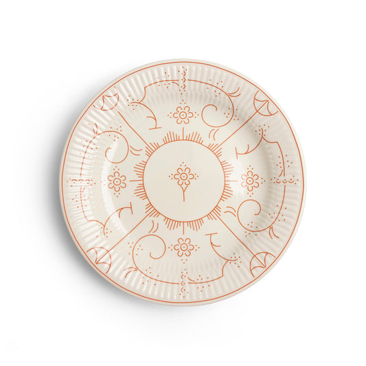 Copenhague plate ø21cm Coral Rose
