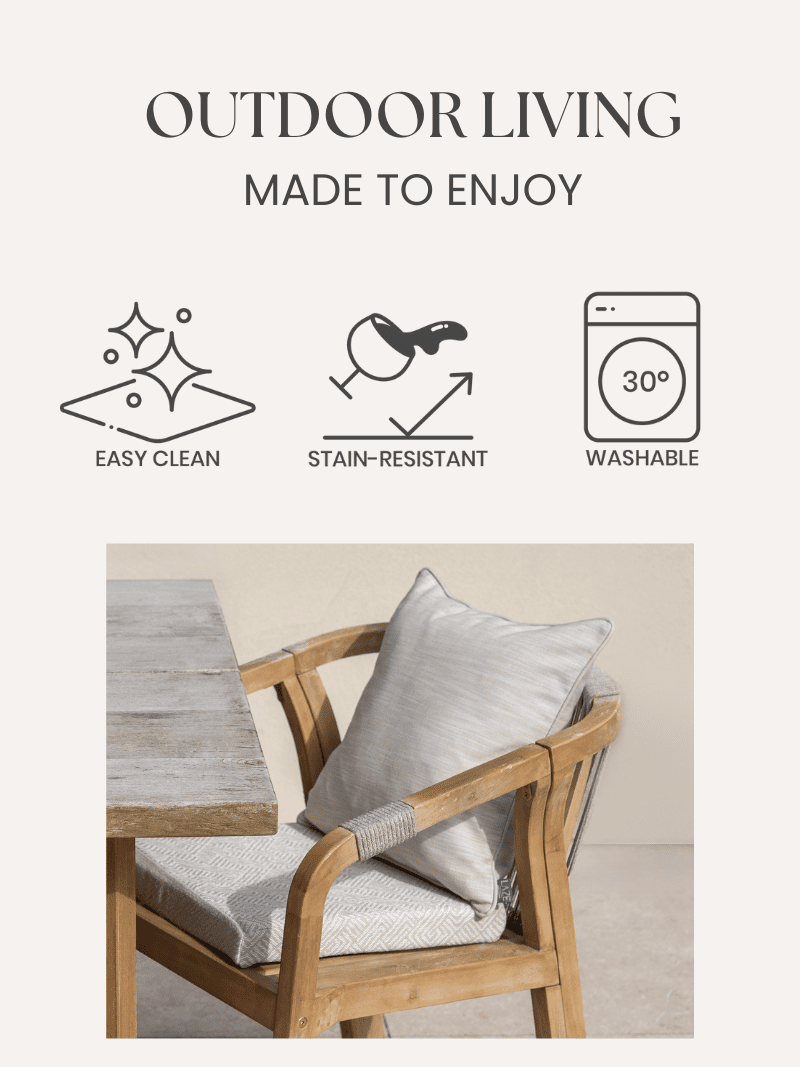 LAZE sierkussen 'Misty' beige - diverse maten