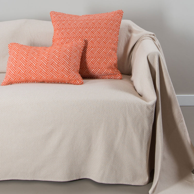 Kussen Vienna - Deep Orange - 50x50cm