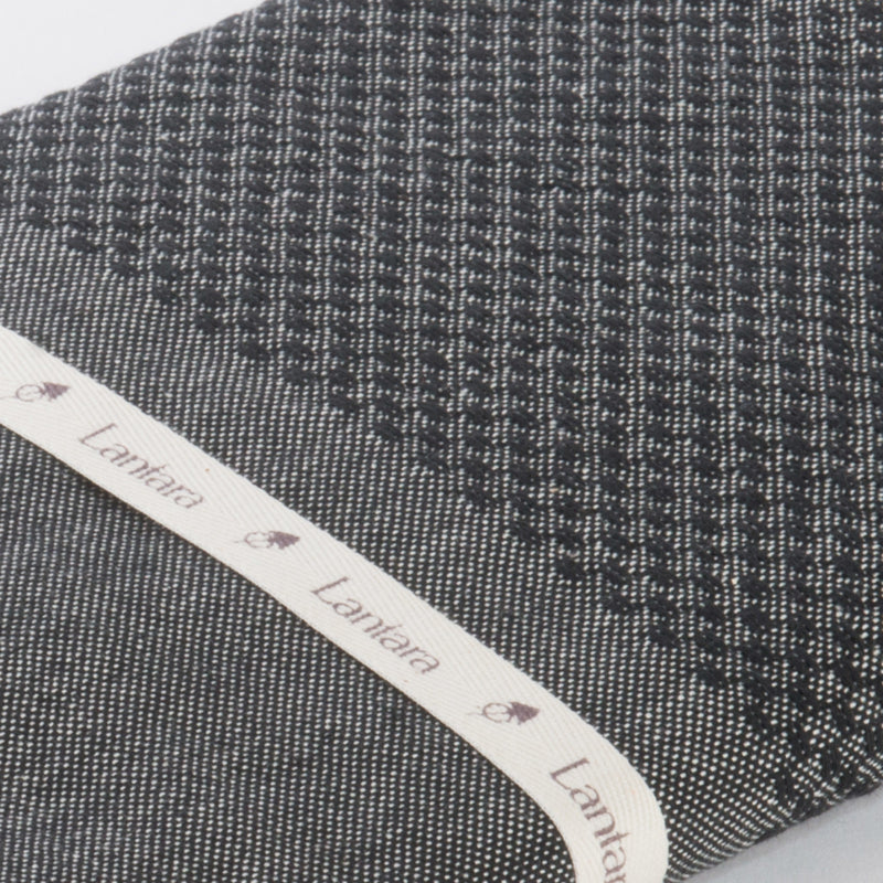 Hamamdoek Wafel - Zwart antraciet - 100x200cm