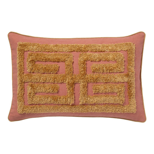 Cushion Cleo Blush & Raffia