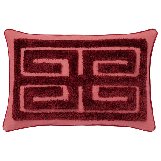 Cushion Cleo Pink & Bordeaux