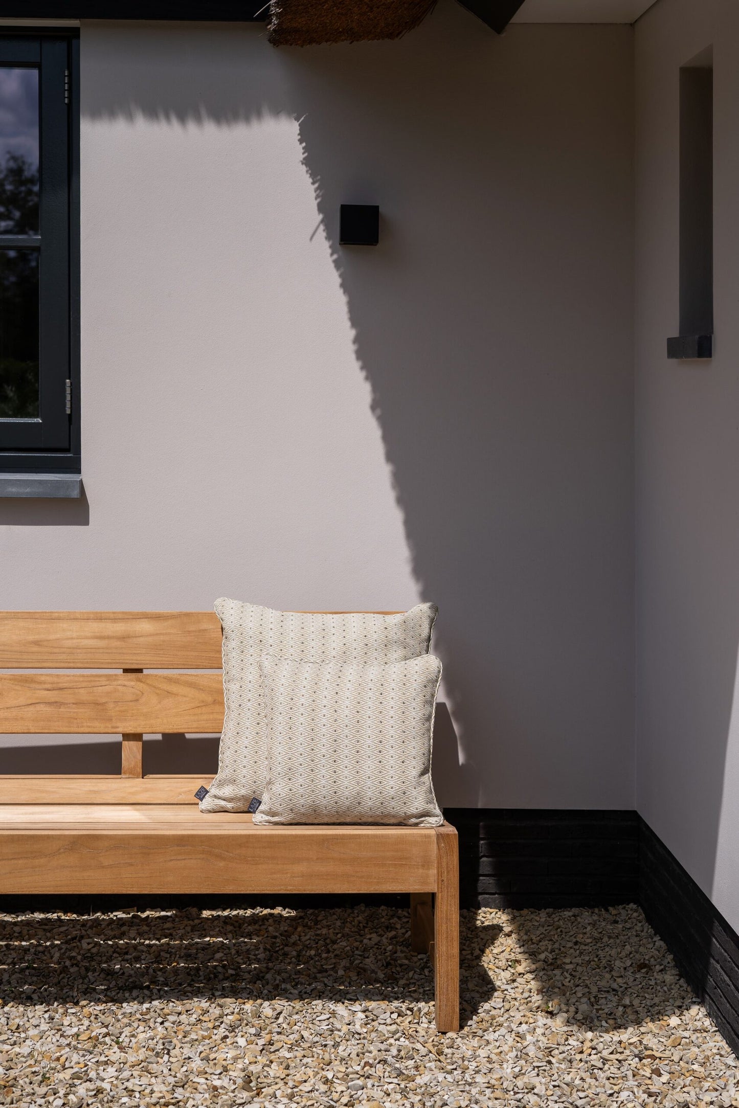 LAZE sierkussen 'Diamond' beige - diverse maten