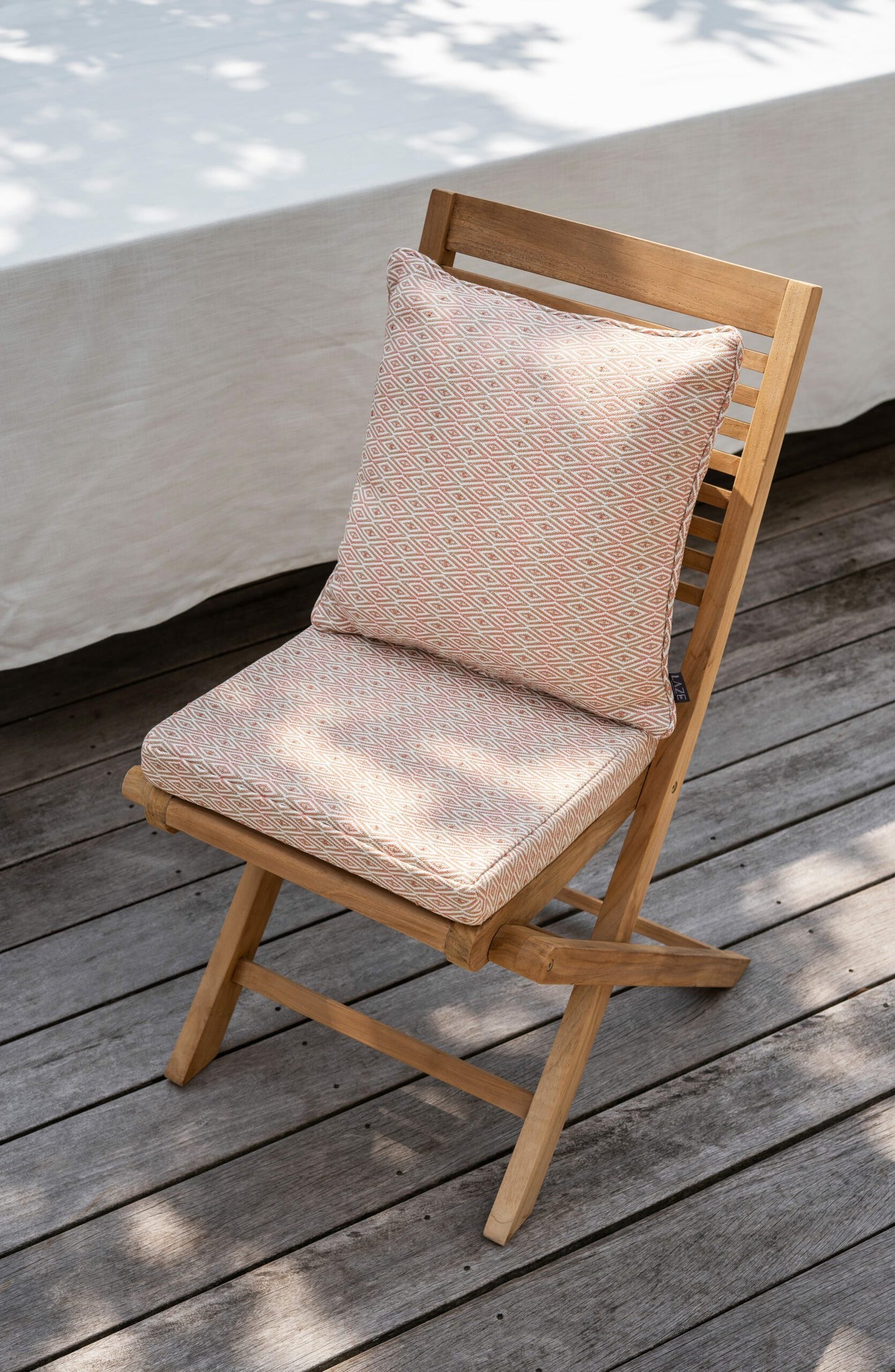 LAZE sierkussen 'Diamond' roze - diverse maten