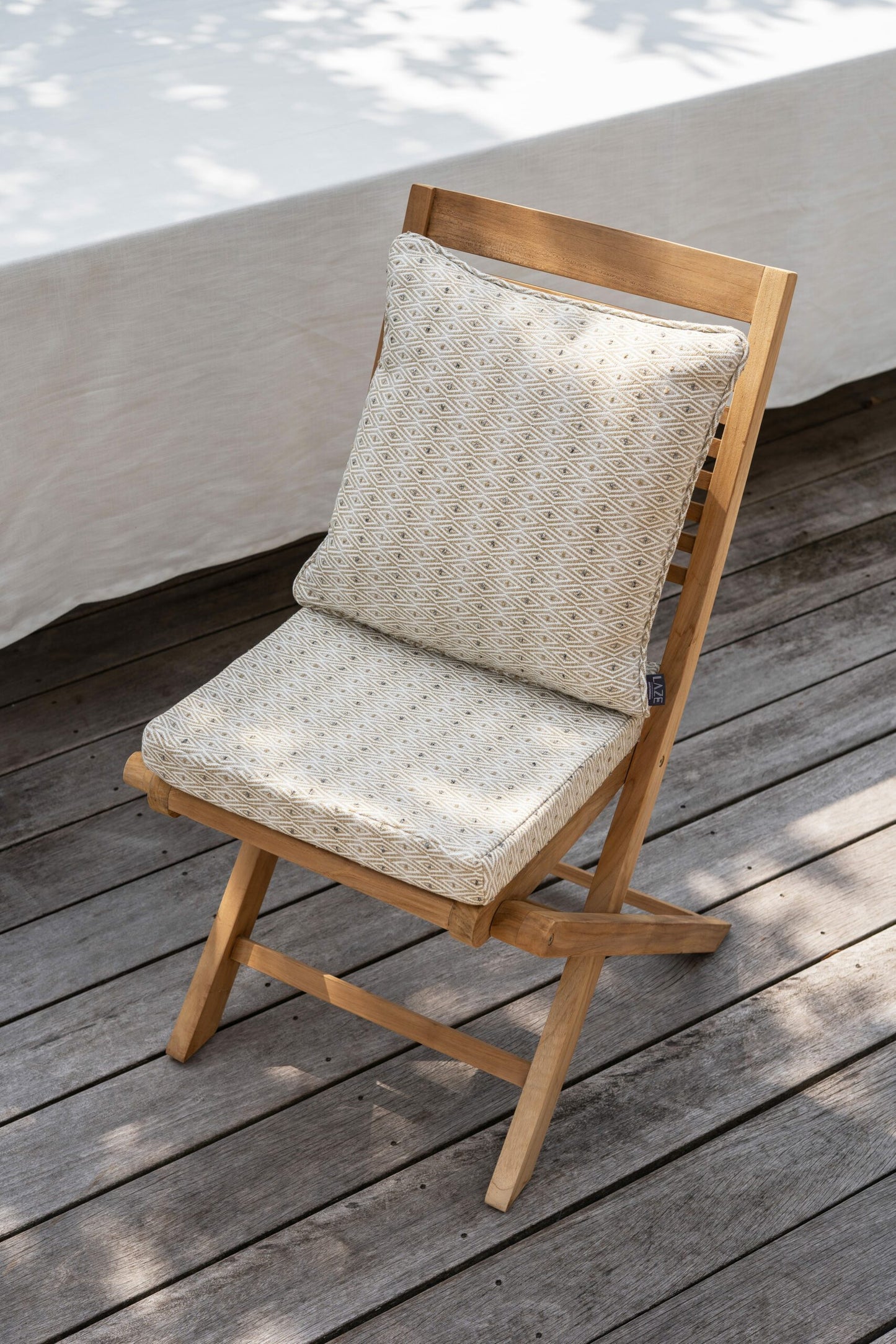 LAZE sierkussen 'Diamond' beige - diverse maten