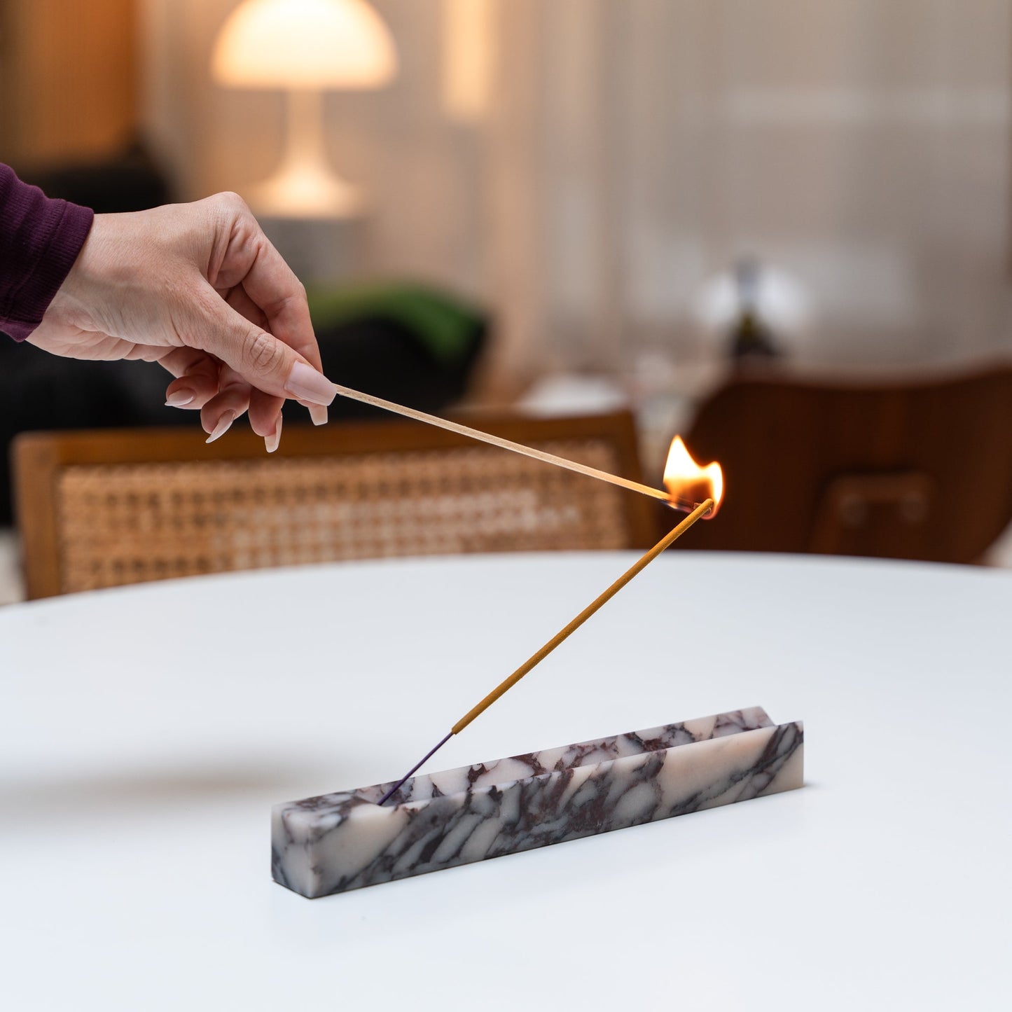 Calacatta Marble Incense Holder