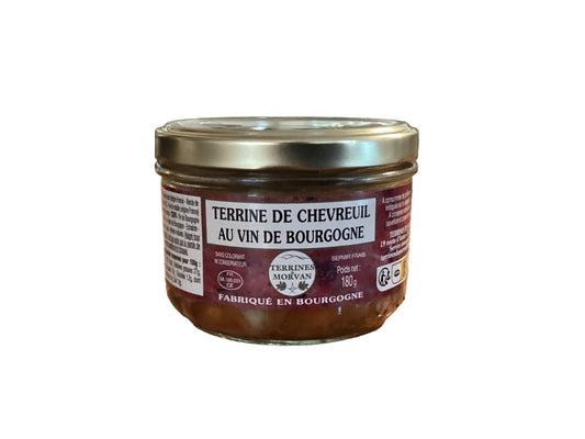 Terrine de cerf  au vin de Bourgogne