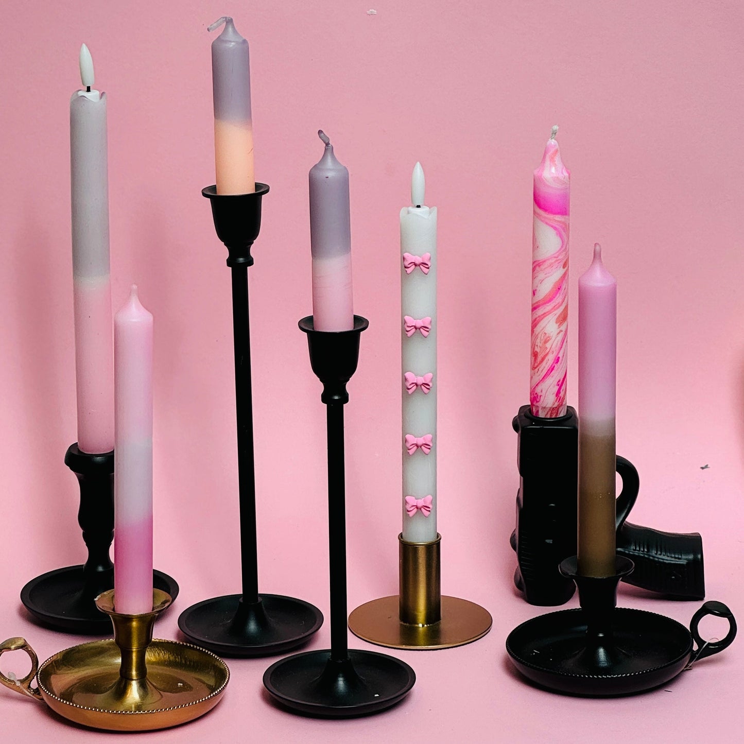 Kaarsenhouder Rond - Goud