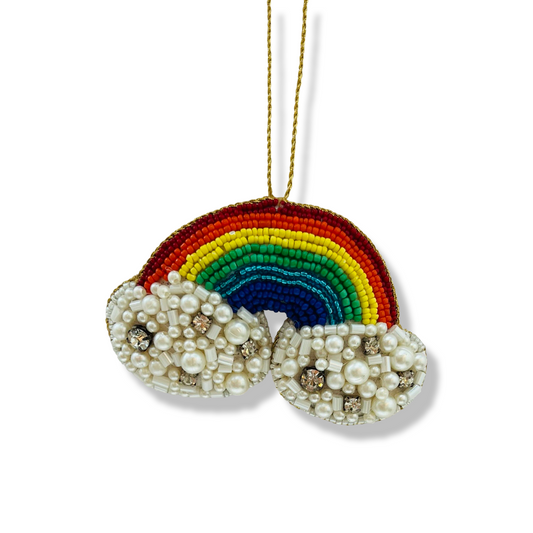 Kerst Hanger - Kralen - Regenboog
