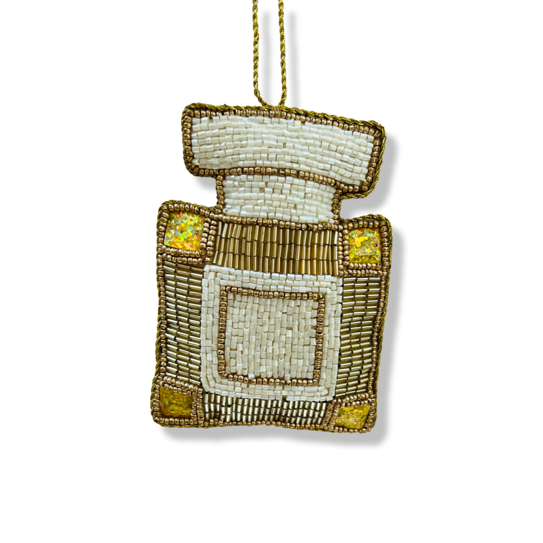 Kerst Hanger - Kralen - Parfum Fles