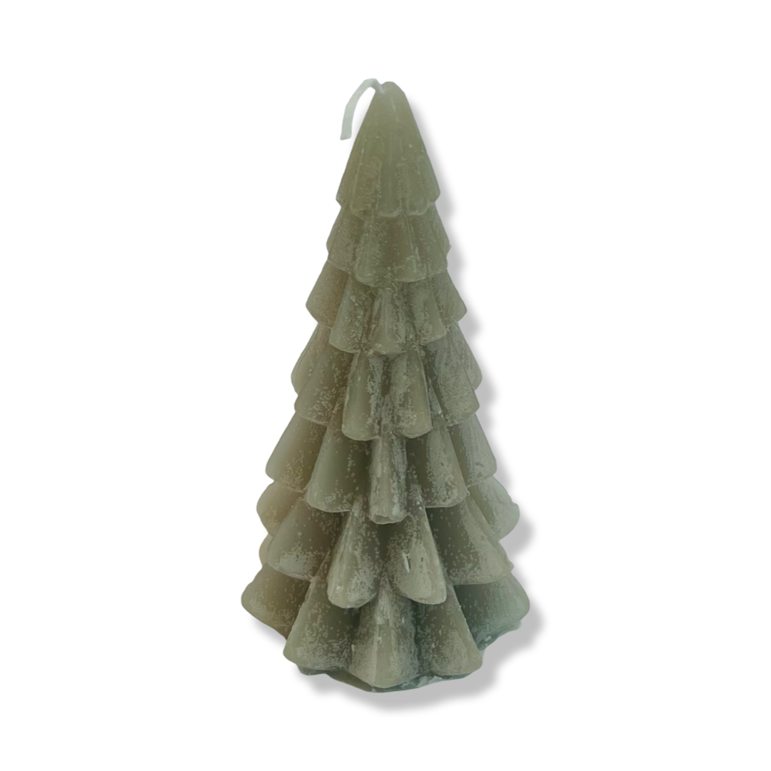 Kerst Kaars - Kerstboom S - Eucalyptus Groen