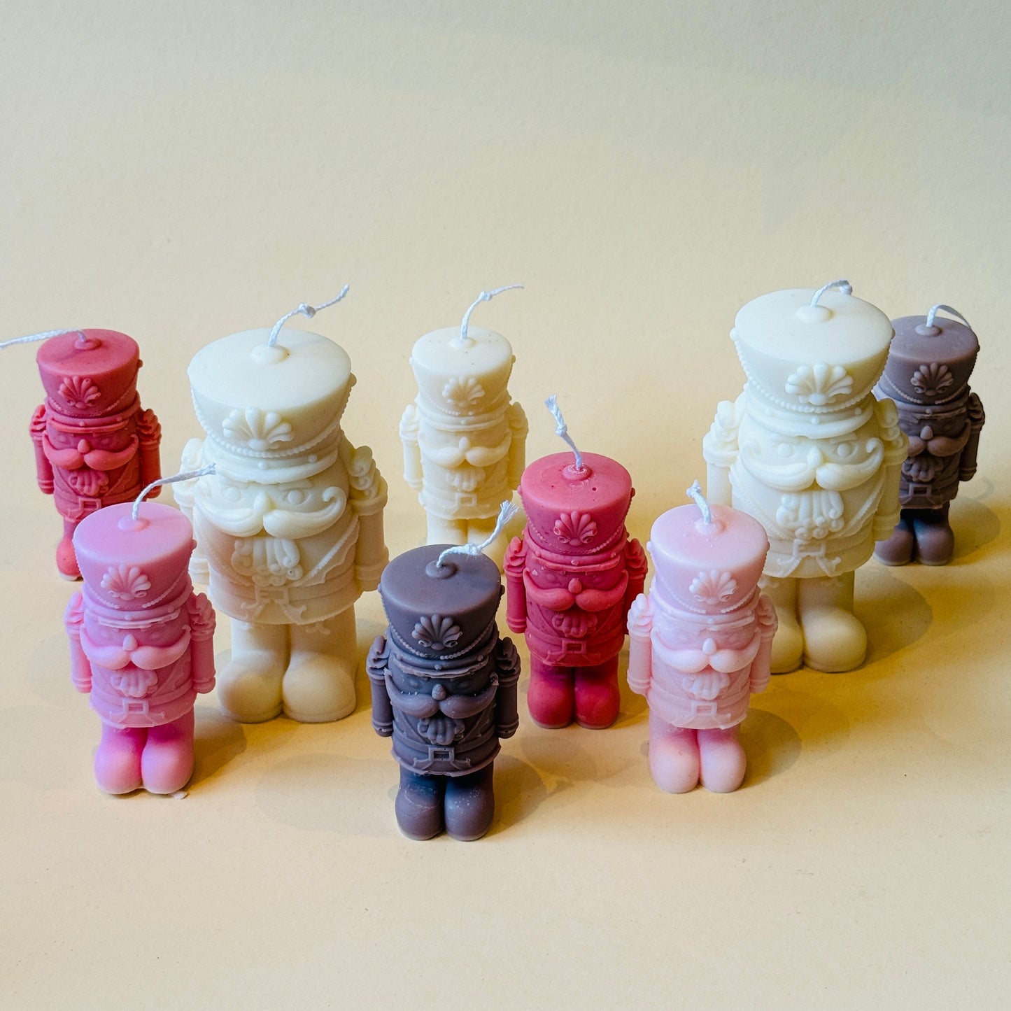 Kerst Kaars - Nutcracker S - Wit