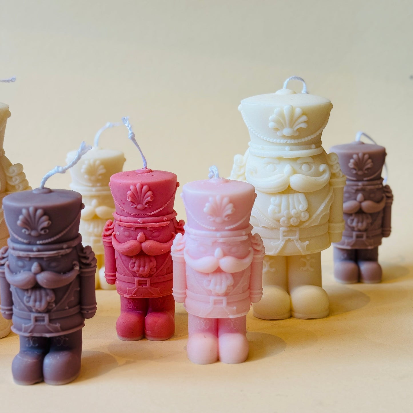 Kerst Kaars - Nutcracker S - Roze