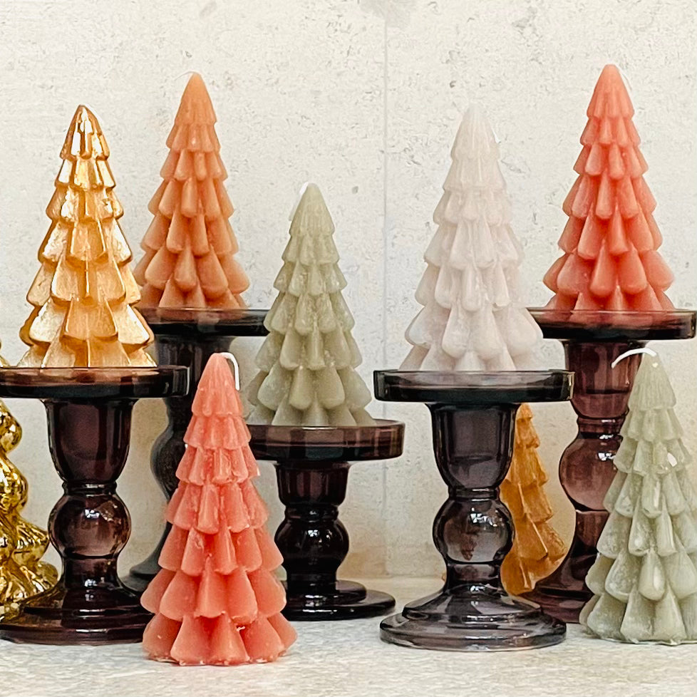 Kerst Kaars - Kerstboom S - Eucalyptus Groen