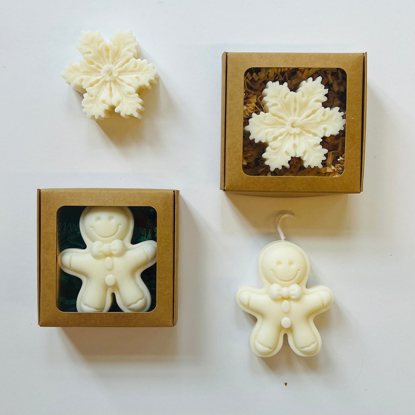 Kerst Kaars - Gingerbread Koekemannetje