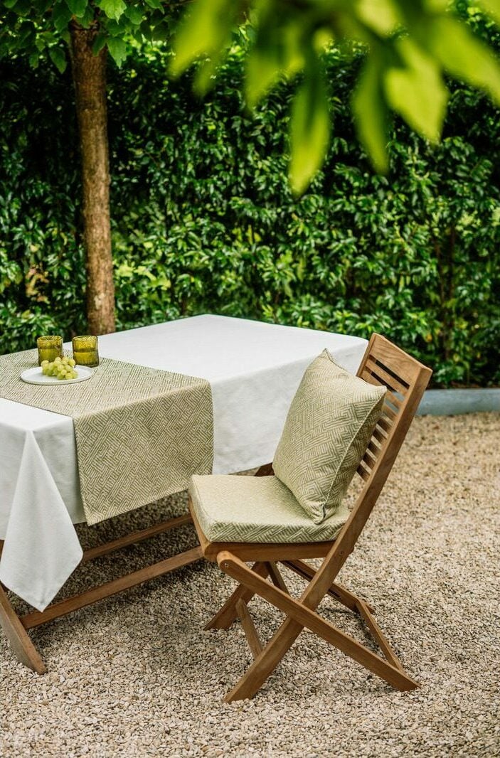 LAZE sierkussen 'Maze' groen - diverse maten