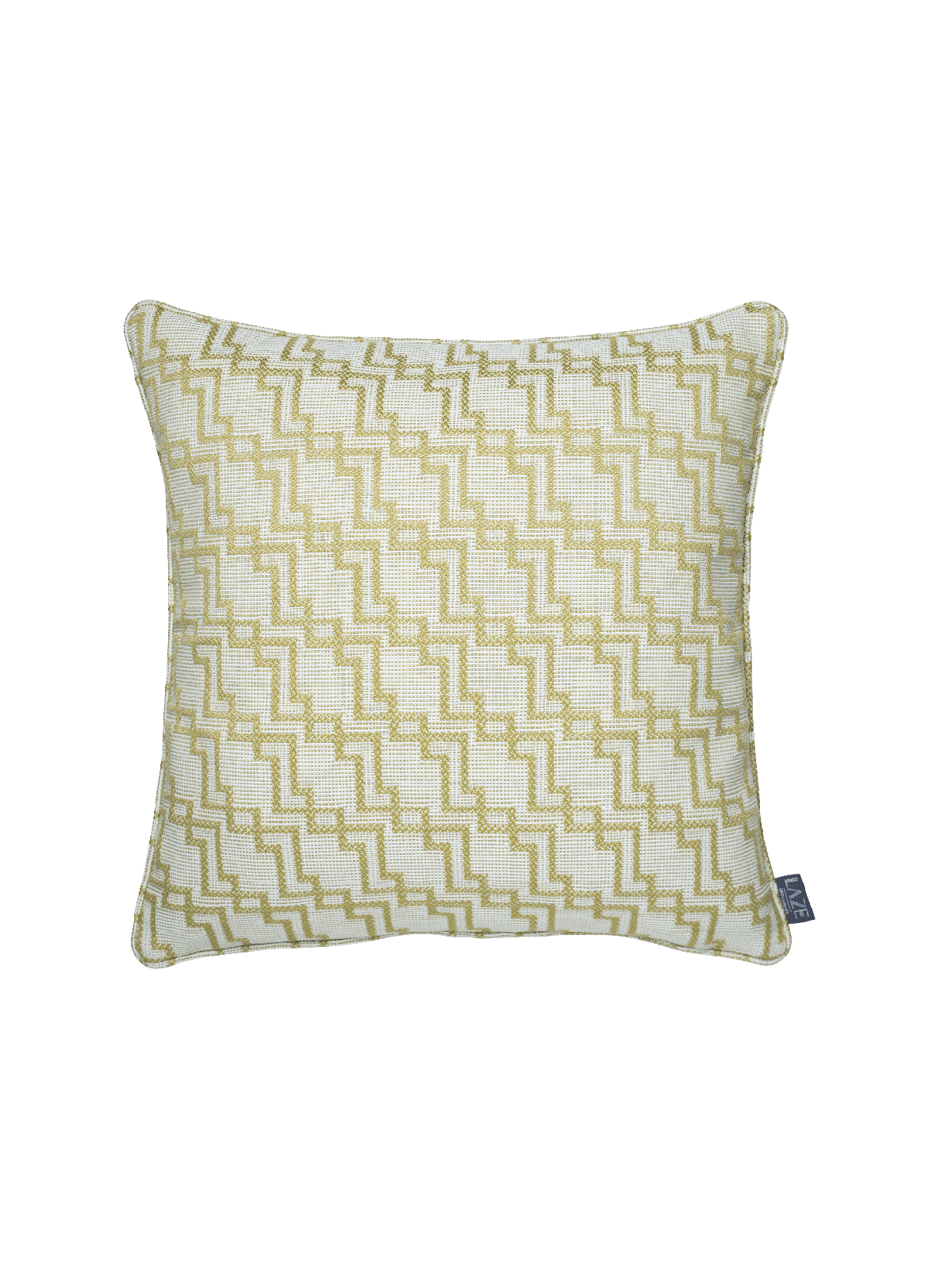 LAZE sierkussen 'Geo' groen - diverse maten
