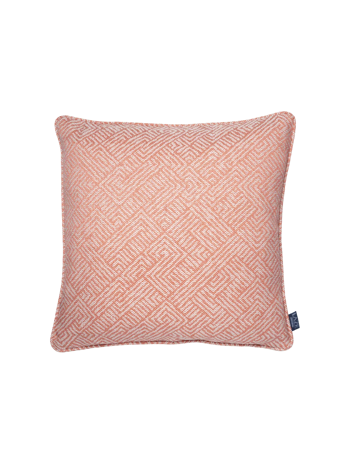 LAZE sierkussen 'Maze' koraal - diverse maten