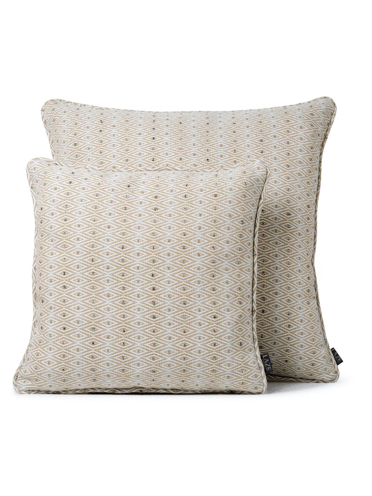 LAZE sierkussen 'Diamond' beige - diverse maten