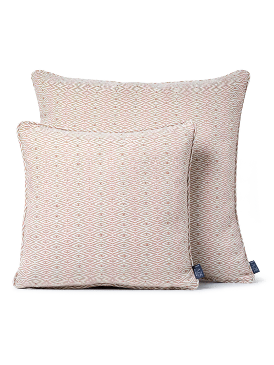 LAZE sierkussen 'Diamond' roze - diverse maten