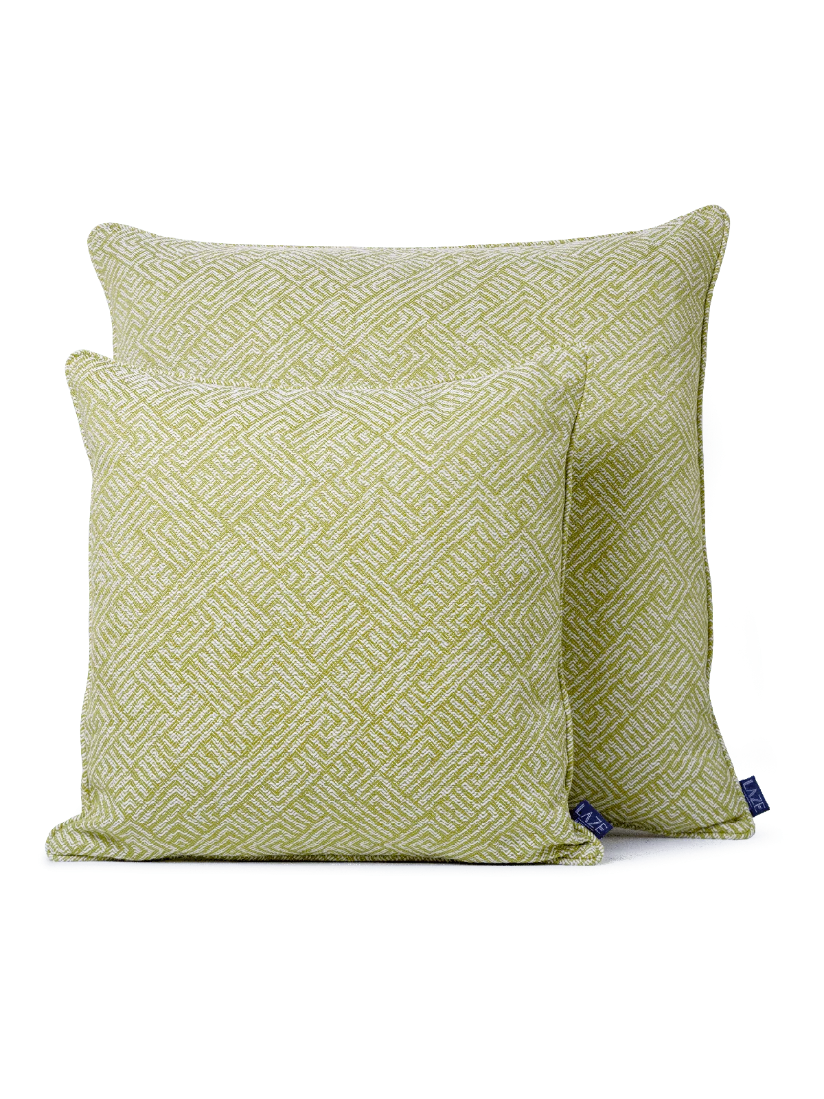 LAZE sierkussen 'Maze' groen - diverse maten