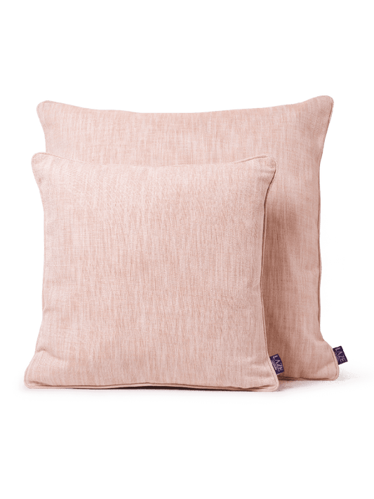 LAZE sierkussen 'Misty' blush - diverse maten