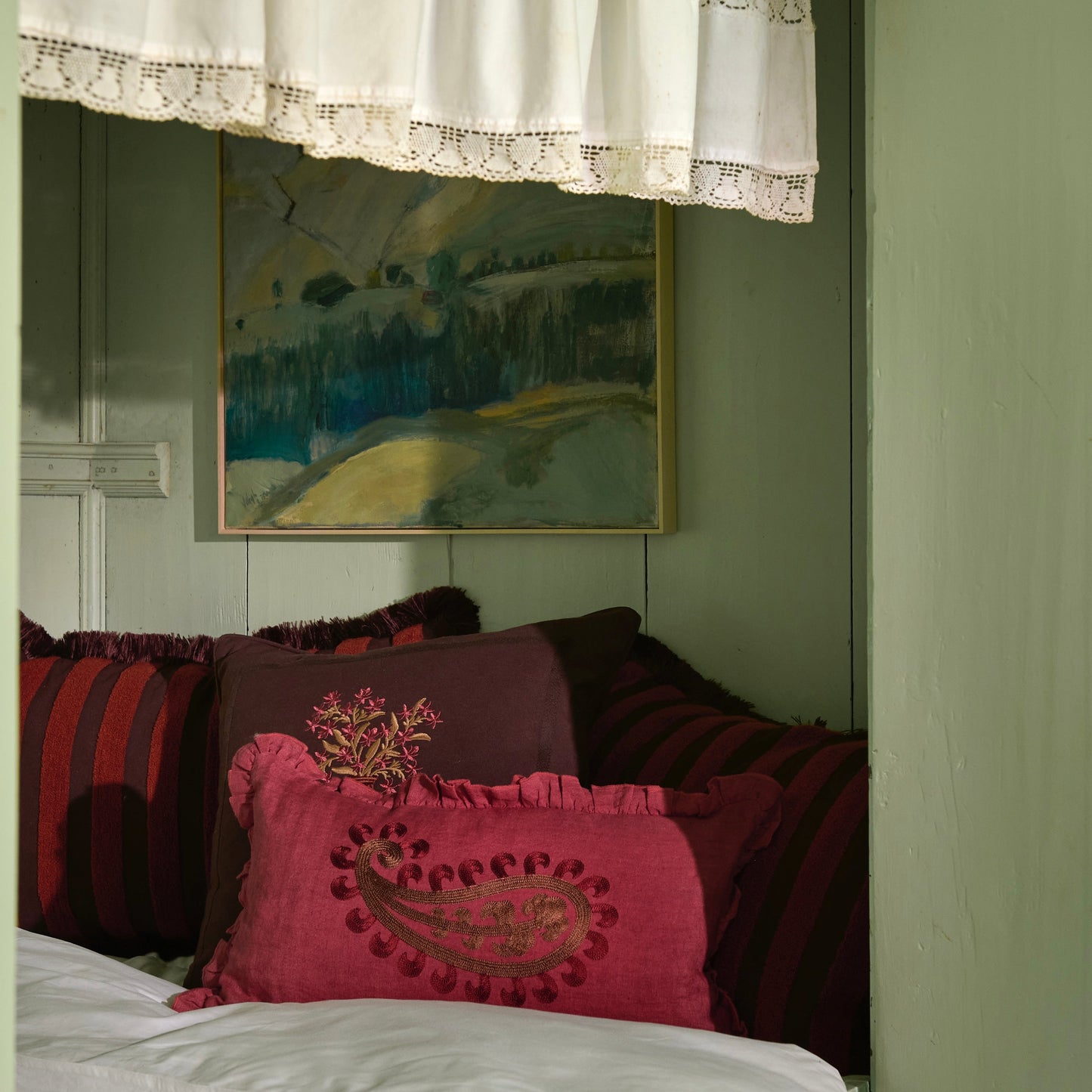 Cushion Siena Pink & Rust