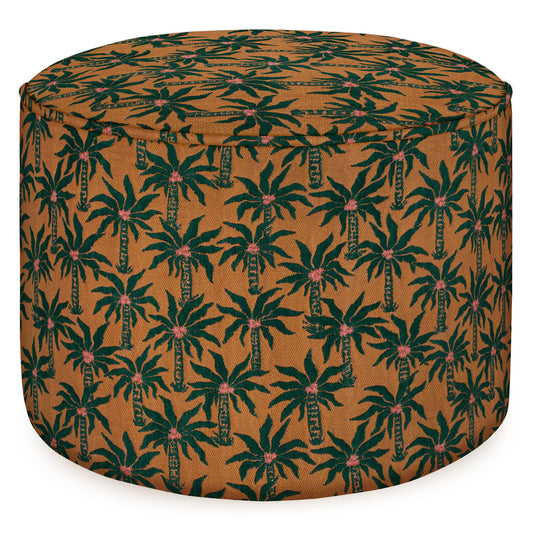 Pouf Laura Moss & Caramel