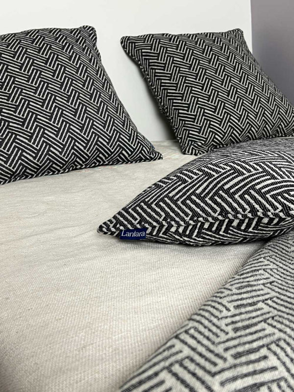 Kussen Vienna - Zwart - 50x50cm