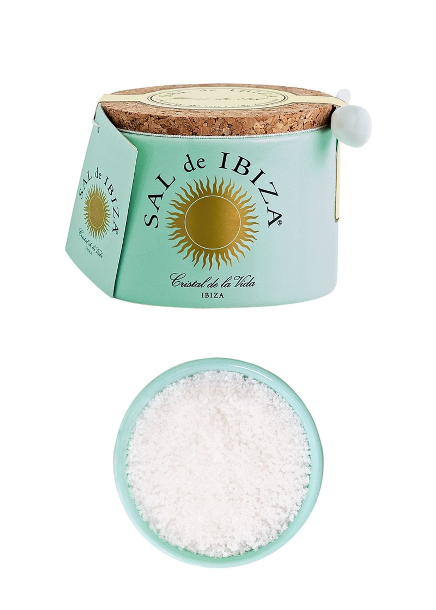 Sal de Ibiza - Fleur de Sel Keramiek Groot met lepeltje