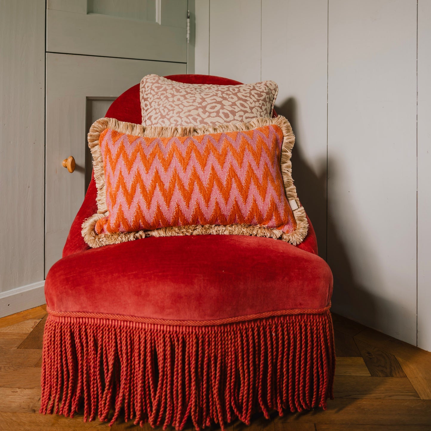 Cushion Rosita Orange & Pink