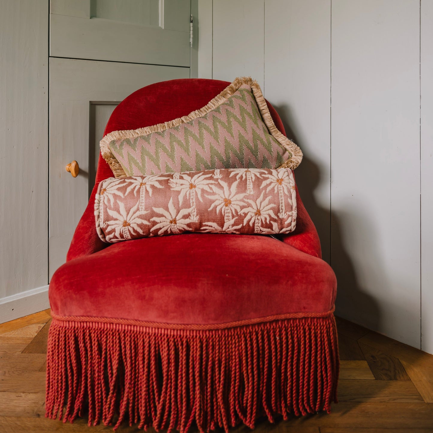 Bolster Laura Rose & Ecru