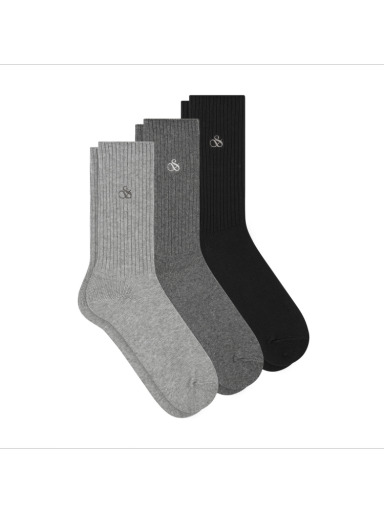3PK MENS NON TERRY CASUAL CREW