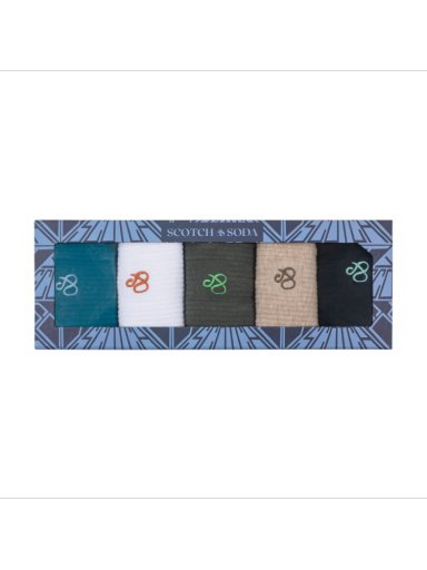 5PK MENS 1/2 TERRY COTTON BLEND GIFT SET BOX